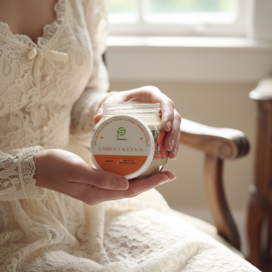 Person holding a container labeled 'Candle & Soap Co.' in a softly lit room.